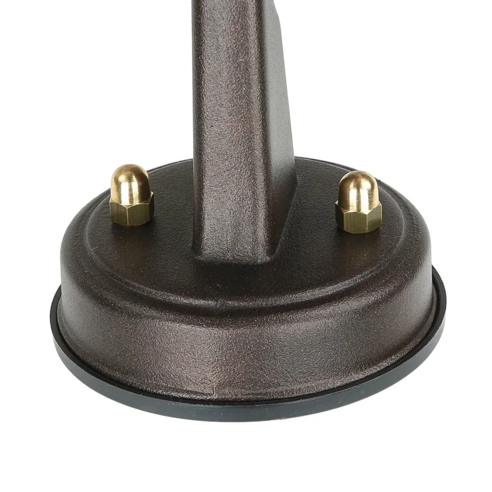 Wandlampe Messing außen IP64 Rostbraun antik Maritim E27