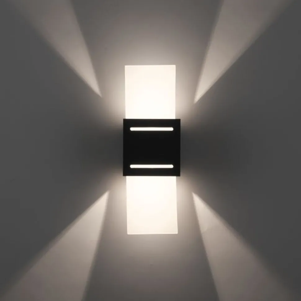 Wandlampe Metall Anthrazit indirekt G9 H:30 cm Modern