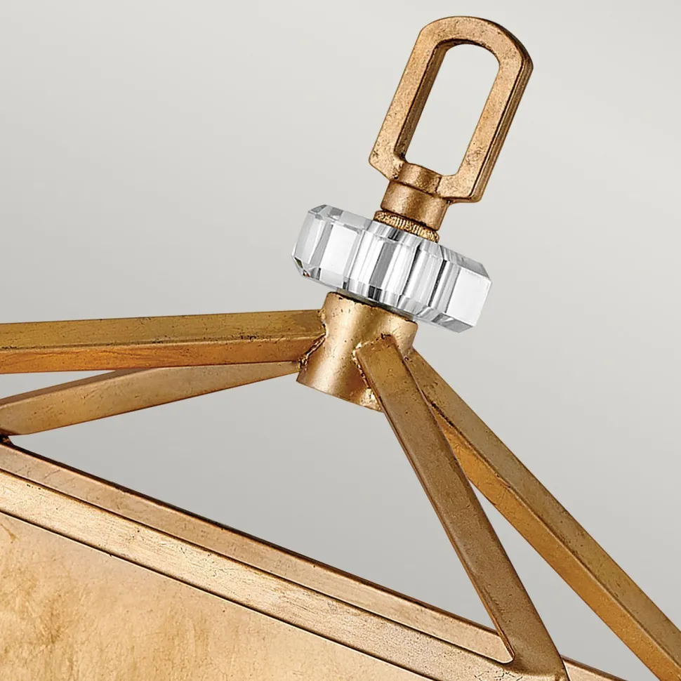 Wandlampe Metall E14 H: 43,1 cm in Messing Antik TARIN