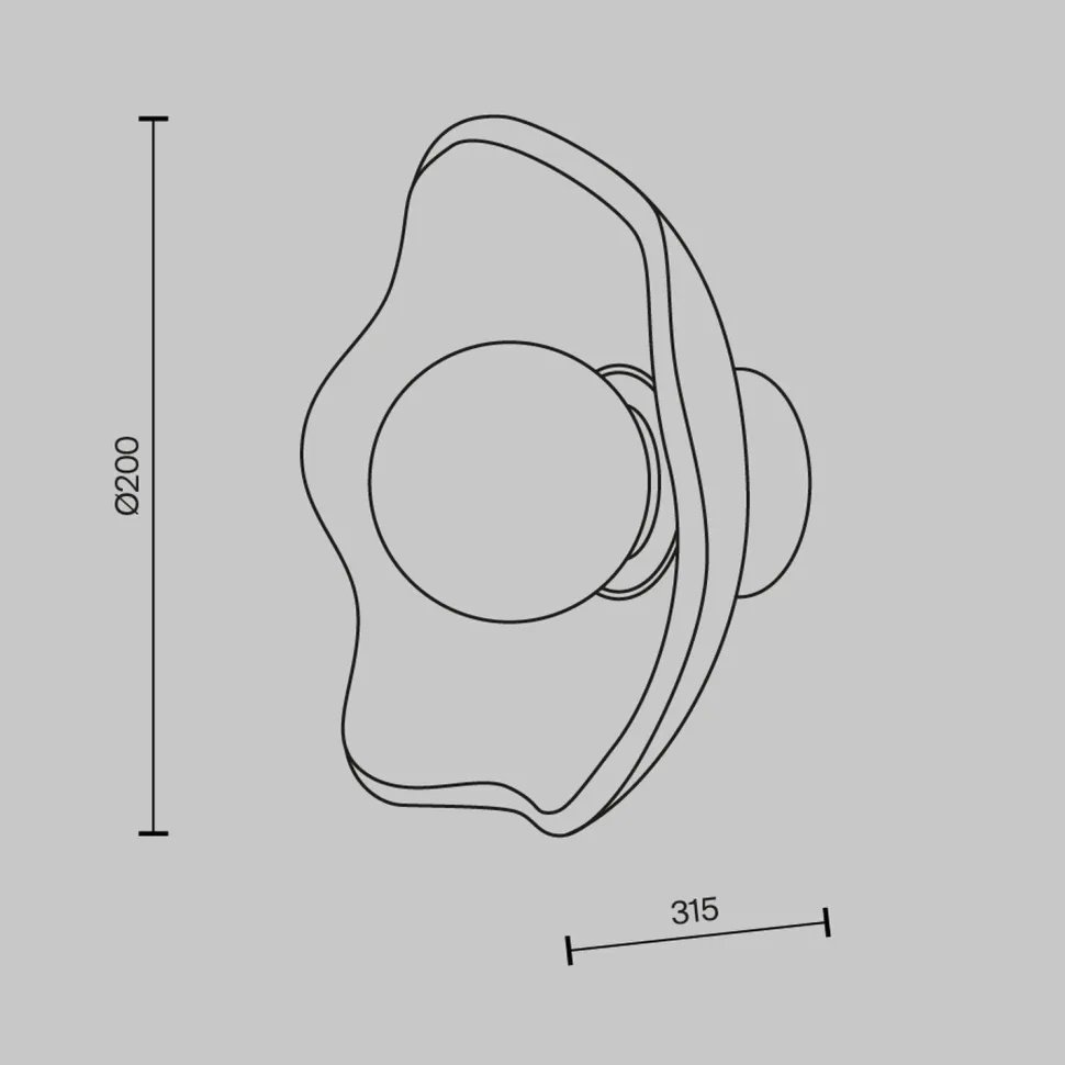 Wandlampe Metall Glas in Messing G9 Modern NILS