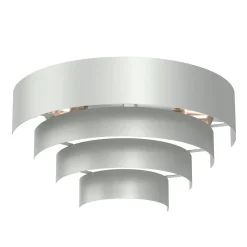 Wandlampe Metall Hellgrau B:40 cm E27 indirektes Licht