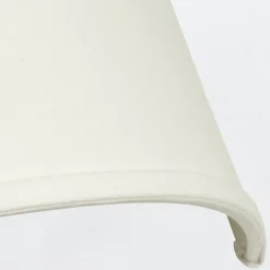 Wandlampe Metall Stoff 38,1 cm breit E14 2-flammig