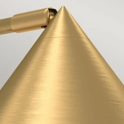 Wandlampe mit Schalter Dimmer 21,3 cm hoch E27 in Gold