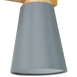 Wandlampe mit Schalter Kabel Grau Skandinavisch