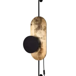 Wandlampe mit Schalter Metall Holz G9 indirekt