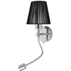 Wandlampe mit Schwanenhals LED E14 Schalter