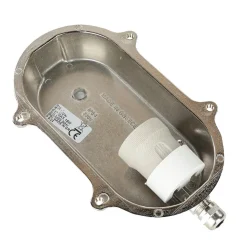 Wandlampe Nickel IP64 Echt-Messing oval Maritim