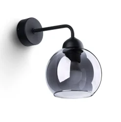 Wandlampe Rauchglas Modern elegant ALPHERG