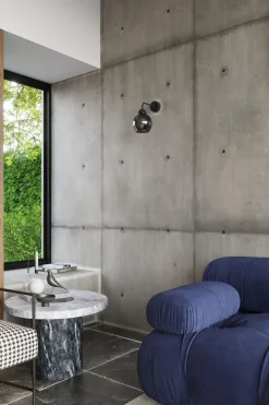 Wandlampe Rauchglas Modern elegant ALPHERG