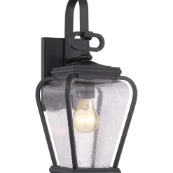 Wandlampe Schwarz IP44 Metall außen Vintage BIBURY