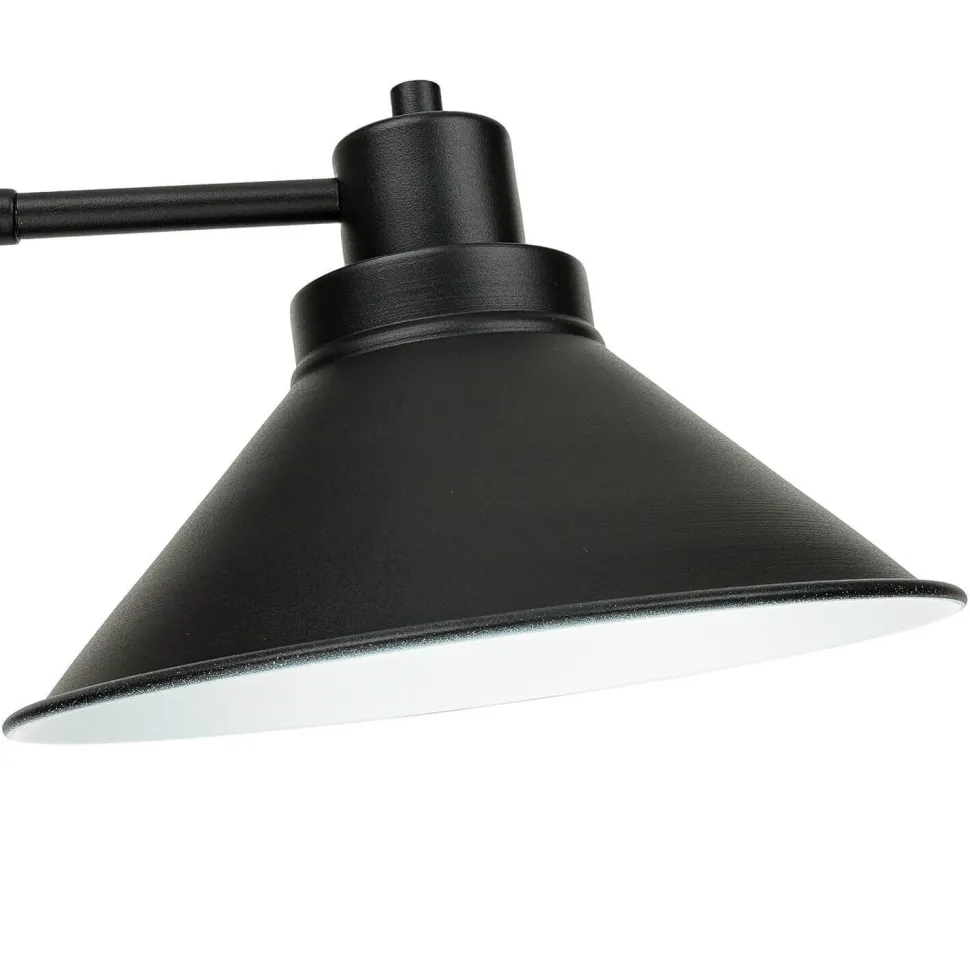 Wandlampe Schwarz Metall verstellbar XXL E27