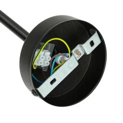 Wandlampe Schwarz Metall verstellbar XXL E27