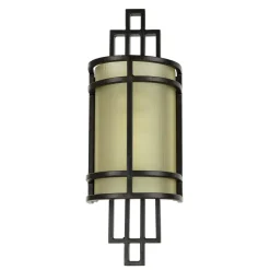 Wandlampe SHOJI Bronze Vintage Leuchte Wohnzimmer