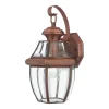 Wandlampe Stahl IP44 Vintage in Kupfer antik REGINA