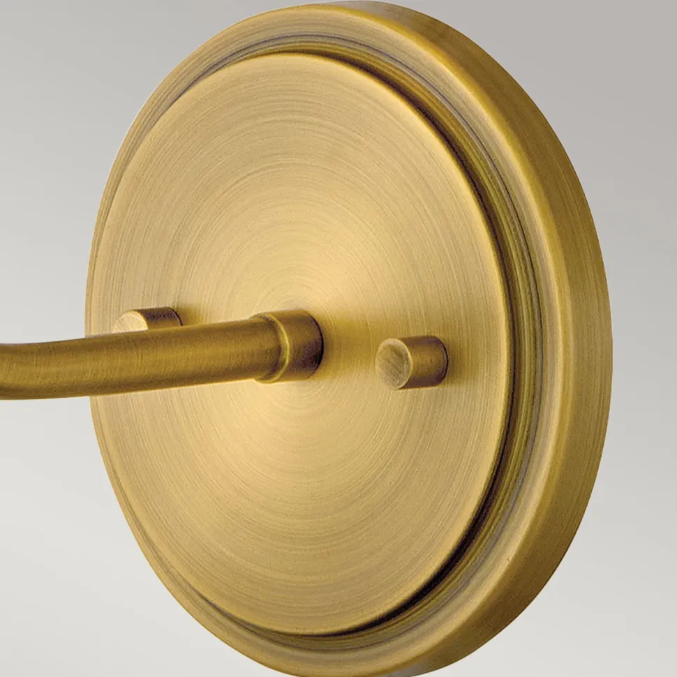 Wandlampe Stoff Metall E27 40 cm hoch mit Schalter