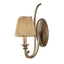 Wandlampe Stoffschirm Klassisch wohnlich SAMISE