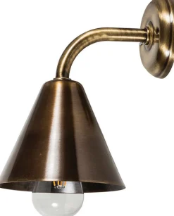 Wandlampe Treppe Wohnzimmer Messing E27 in Antik