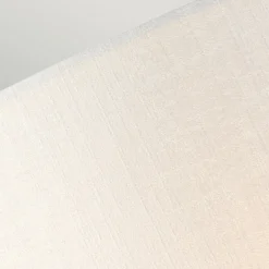 Wandlampe Up Down Creme Messing Stoff Kunstseide