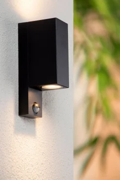 Wandlampe Up Down Sensor Aluminium B:7 cm IP65 GU10