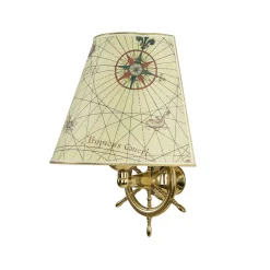 Wandlampe VELIERO Messing Maritim außergewöhnlich