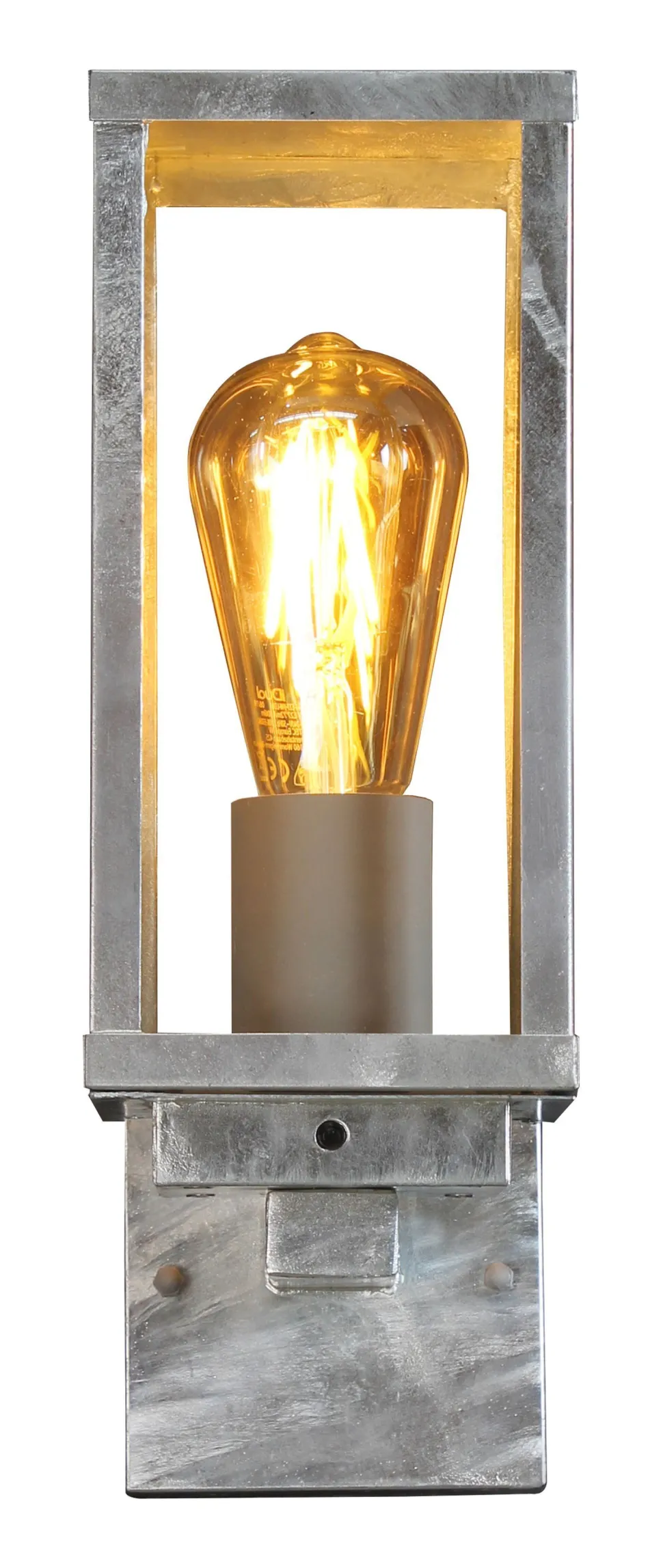 Wandlampe Vintage Aluminium in Zink IP44 E27 B:11 cm