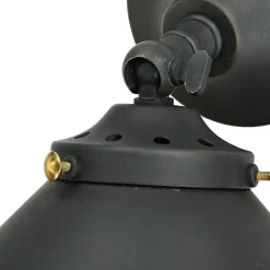 Wandlampe Vintage in Bronze aus echtem Messing