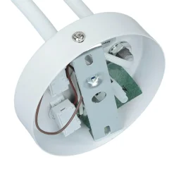 Wandlampe Weiß E27 mit Leselampe verstellbar GU10