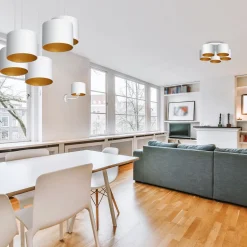 Wandlampe Weiß Gold Stoff Metall E27 H:24 cm blendarm