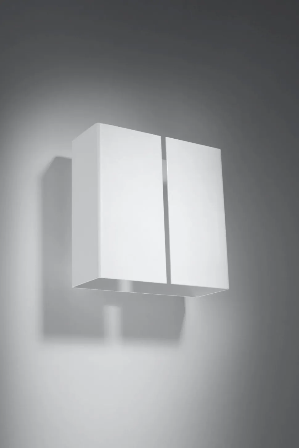 Wandlampe Weiß Metall eckig Up Down 2x G9 dekorativ