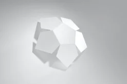 Wandlampe Weiß Metall Lichteffekt Modern dekorativ