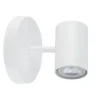 Wandlampe Weiß Metall Zylinder B:10 cm GU10 schmal