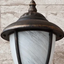 Wandlaterne für Außen Wandleuchte MADRID gold antik