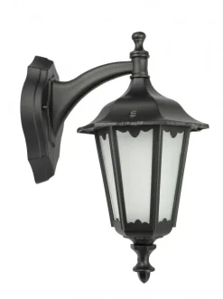 Wandlaterne Rustikal IP43 Schwarz E27 Außenlampe