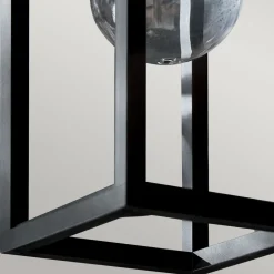 Wandlaterne Schwarz für E27 IP44 45,7 cm hoch Vintage