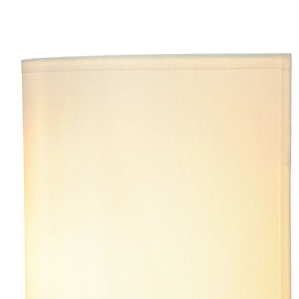 Wandleuchte ALICE in Weiß Stoff Schirm modern