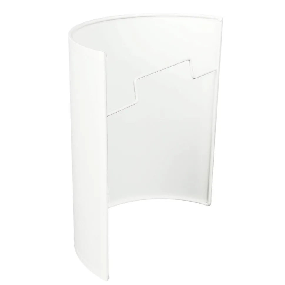 Wandleuchte ALICE in Weiß Stoff Schirm modern