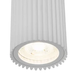 Wandleuchte Aluminium GU10 Up Down 23 cm hoch Weiß