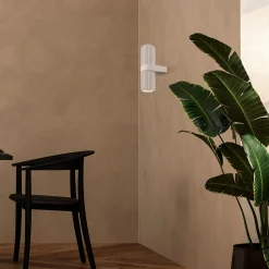 Wandleuchte Aluminium GU10 Up Down 23 cm hoch Weiß