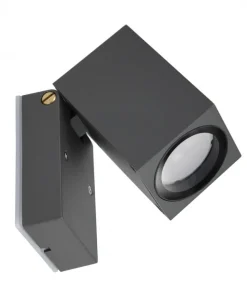 Wandleuchte Anthrazit verstellbar IP44 Aluminium