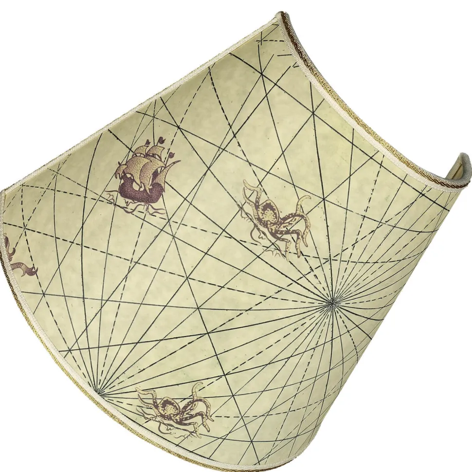 Wandleuchte Antik aus Messing Maritim edel