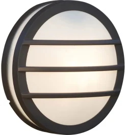 Wandleuchte Außen Aluminium E27 IP54 Ø26 cm blendarm