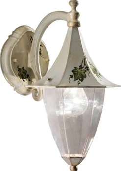 Wandleuchte außen Aluminium 35 cm hoch IP43 E27 SERGIO