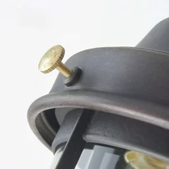 Wandleuchte Außen aus Echt-Messing in Bronze