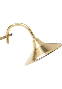 Wandleuchte außen Echt-Messing E27 IP23 B: 26 cm HYLOS