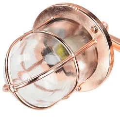 Wandleuchte außen in Kupfer IP64 Messing Maritim SANTORIN