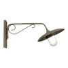 Wandleuchte außen IP44 Messing E27 in Bronze Antik matt
