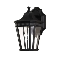 Wandleuchte Außen Laterne Schwarz Aluminium Haus