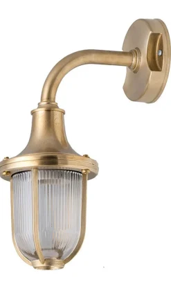 Wandleuchte Außen Laterne Messing Haustür IP64