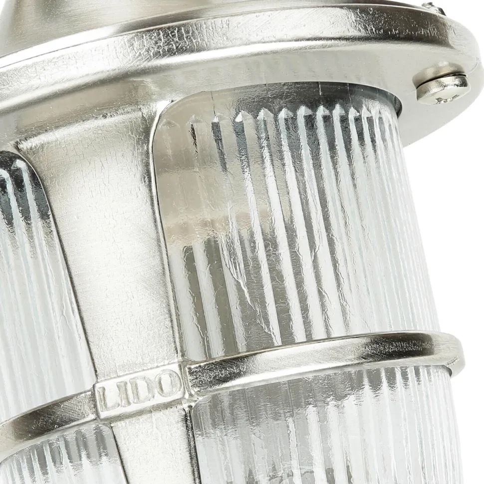 Wandleuchte Außen Maritim IP64 Haustür Echt-Messing