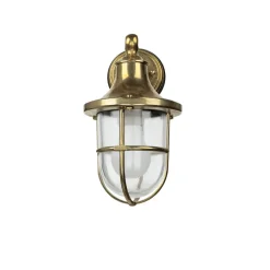 Wandleuchte Außen Messing Haustür Maritim IP64